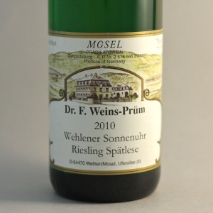 Dr. F. Weins-Prüm Wehlener Sonnenuhr Riesling spatlese